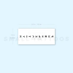 Perspective Temporary Tattoo (Set Of 3) -Da Vinci Shop 1657968210 image1 st 750px