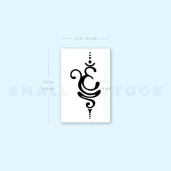 Sanskrit Om Symbol Temporary Tattoo (Set Of 3) -Da Vinci Shop 1657969029 image1 st 750px