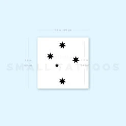 Crux Constellation Temporary Tattoo (Set Of 3) -Da Vinci Shop 1657970649 image1 st 750px