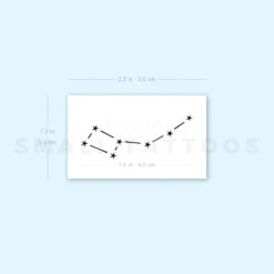 Small Dipper Constellation Temporary Tattoo (Set Of 3) -Da Vinci Shop 1657970680 image1 st 750px