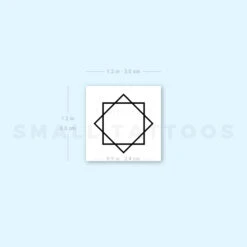 Star Of Lakshmi Temporary Tattoo (Set Of 3) -Da Vinci Shop 1657970709 image1 st 750px