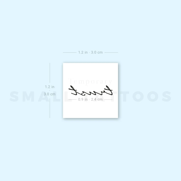 'Trust' Temporary Tattoo (Set Of 3) 5 'Trust' Temporary Tattoo (Set Of 3) - Image 3