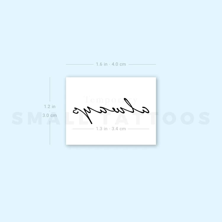 Always Temporary Tattoo (Set Of 3) 4 Always Temporary Tattoo (Set Of 3) - Image 2