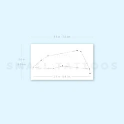 Minimalist Capricornus Constellation Temporary Tattoo By Puntuak (Set Of 3) -Da Vinci Shop 1664347329 image1 st 750px