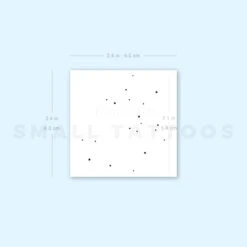 Minimalist Sagittarius Constellation Temporary Tattoo (Set Of 3) -Da Vinci Shop 1664393891 image1 st 750px