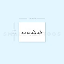 'Balance' Temporary Tattoo (Set Of 3) -Da Vinci Shop 1669108989 image1 st 750px