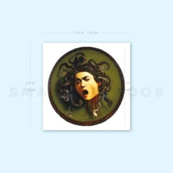 Medusa Temporary Tattoo (Set Of 3) -Da Vinci Shop 1677843775 image1 st 750px