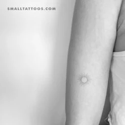 Shining Sun Temporary Tattoo - Set Of 3 -Da Vinci Shop 1691413430397