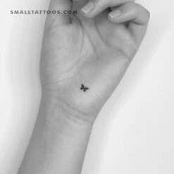 Tiny Butterfly Temporary Tattoo (Set Of 3)