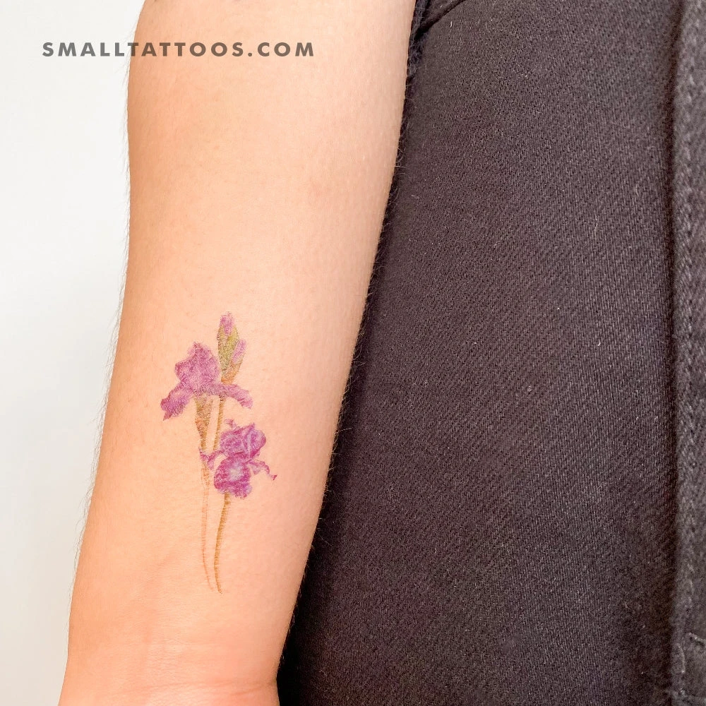 Iris Temporary Tattoo By Mini Lau (Set Of 3) 5 Iris Temporary Tattoo By Mini Lau (Set Of 3) - Image 3