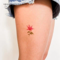 Lily Temporary Tattoo By Mini Lau (Set Of 3) -Da Vinci Shop 1692881543573