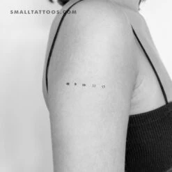 Music Media Controls Temporary Tattoo (Set Of 3)