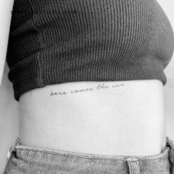 Here Comes The Sun Temporary Tattoo (Set Of 3)