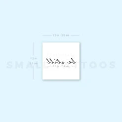 Be Still Temporary Tattoo (Set Of 3) 15 Be Still Temporary Tattoo (Set Of 3) -Da Vinci Shop 1693054397 image1 st 750px