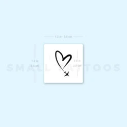 Heart In The Sky Temporary Tattoo (Set Of 3) 11 Heart In The Sky Temporary Tattoo (Set Of 3) -Da Vinci Shop 1693054637 image1 st 750px