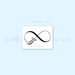 Love Infinity Symbol Temporary Tattoo (Set Of 3) -Da Vinci Shop 1693055678 image1 st 750px