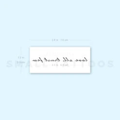 Love All Trust Few Temporary Tattoo (Set Of 3) 7 Love All Trust Few Temporary Tattoo (Set Of 3) -Da Vinci Shop 1693057098 image1 st 750px