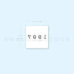 1997 Birth Year Temporary Tattoo (Set Of 3) -Da Vinci Shop 1693059878 image1 st 750px