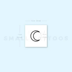 Crescent And Star Dots Temporary Tattoo (Set Of 3) 9 Crescent And Star Dots Temporary Tattoo (Set Of 3) -Da Vinci Shop 1693060517 image1 st 750px