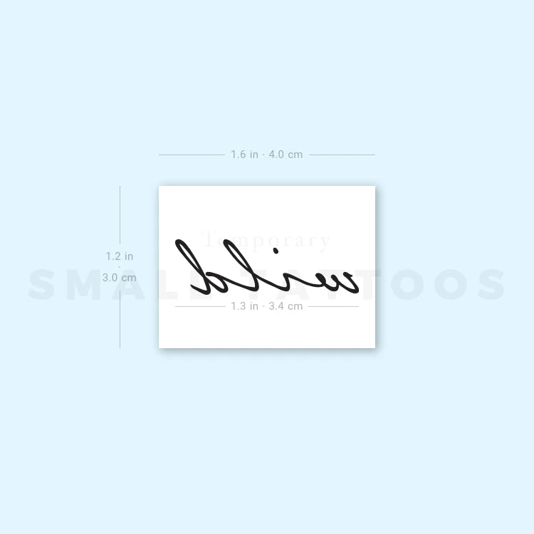 Handwritten 'Wild' Temporary Tattoo (Set Of 3) 5 Handwritten 'Wild' Temporary Tattoo (Set Of 3) - Image 3