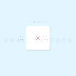 Morning Star Type I [Red] By Jakenowicz Temporary Tattoo - Set Of 3 -Da Vinci Shop 1693062018 image1 st 750px