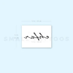 'ehfar' Temporary Tattoo (Set Of 3) 9 'ehfar' Temporary Tattoo (Set Of 3) -Da Vinci Shop 1693063578 image1 st 750px