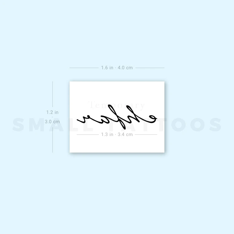'ehfar' Temporary Tattoo (Set Of 3) 6 'ehfar' Temporary Tattoo (Set Of 3) - Image 4