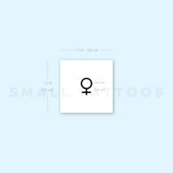 Venus Planetary Symbol Temporary Tattoo (Set Of 3) -Da Vinci Shop 1693064538 image1 st 750px