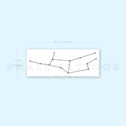 Virgo Constellation Temporary Tattoo (Set Of 3) -Da Vinci Shop 1693065397 image1 st 750px
