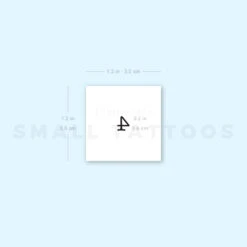 Number 4 Temporary Tattoo (Set Of 3) -Da Vinci Shop 1693065917 image1 st 750px