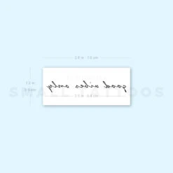 Good Vibes Only Temporary Tattoo (Set Of 3) -Da Vinci Shop 1693066319 image1 st 750px