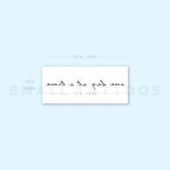 One Day At A Time Temporary Tattoo (Set Of 3) -Da Vinci Shop 1693066619 image1 st 750px