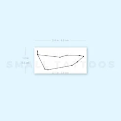 Capricornus Constellation Temporary Tattoo (Set Of 3) -Da Vinci Shop 1693068217 image1 st 750px