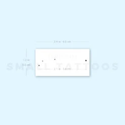 Minimalist Aries Constellation Temporary Tattoo (Set Of 3) -Da Vinci Shop 1693068279 image1 st 750px