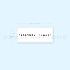 Create Yourself Temporary Tattoo (Set Of 3) -Da Vinci Shop 1693068954 image1 st 750px