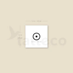 Solar Planetary Symbol Temporary Tattoo (Set Of 3) -Da Vinci Shop 1693069913 image1 tatteco 750px