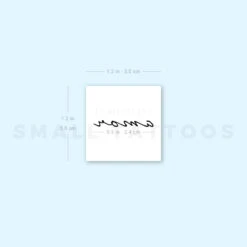 'Amor' Temporary Tattoo (Set Of 3) -Da Vinci Shop 1693071437 image1 st 750px