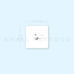 I Handwritten Letter Temporary Tattoo (Set Of 3) -Da Vinci Shop 1693072637 image1 st 750px