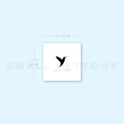 Small Hummingbird Temporary Tattoo (Set Of 3) 9 Small Hummingbird Temporary Tattoo (Set Of 3) -Da Vinci Shop 1693074257 image1 st 750px