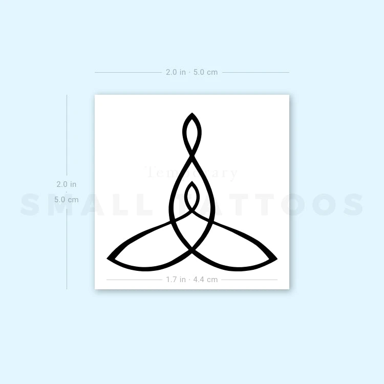 Mother And Child Symbol Temporary Tattoo (Set Of 3) 6 Mother And Child Symbol Temporary Tattoo (Set Of 3) - Image 4