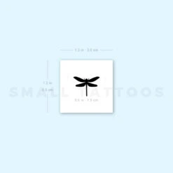 Little Dragonfly Temporary Tattoo (Set Of 3) -Da Vinci Shop 1693075176 image1 st 750px