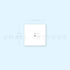 Tiny Semicolon Temporary Tattoo (Set Of 3) -Da Vinci Shop 1693075256 image1 st 750px