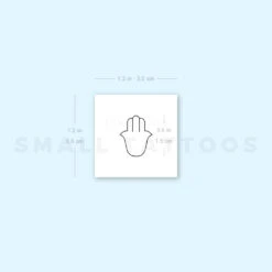 Minimalist Hamsa Temporary Tattoo (Set Of 3) -Da Vinci Shop 1693079477 image1 st 750px