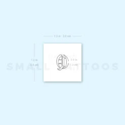 Old English Q Letter Temporary Tattoo (Set Of 3) -Da Vinci Shop 1693083557 image1 st 750px