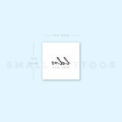 Handwritten LDN Temporary Tattoo (Set Of 3) -Da Vinci Shop 1693083755 image1 st 750px