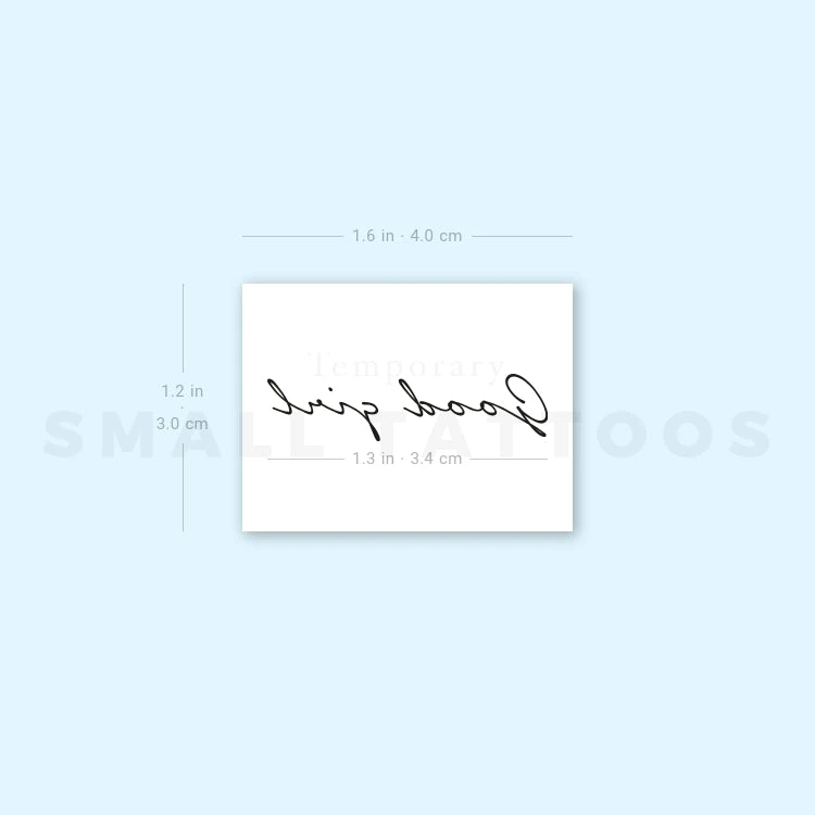 Good Girl Temporary Tattoo (Set Of 3) 6 Good Girl Temporary Tattoo (Set Of 3) - Image 4
