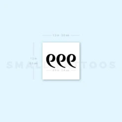 999 Angel Number Temporary Tattoo (Set Of 3) -Da Vinci Shop 1693129558 image1 st 750px