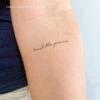Trust The Process Temporary Tattoo (Set Of 3) -Da Vinci Shop 16931695374