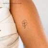 Fine Line Four Leaf Clover Temporary Tattoo (Set Of 3) -Da Vinci Shop 1693169802298