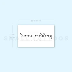 Golden Soul Temporary Tattoo (Set Of 3) -Da Vinci Shop 1693824318 image1 st 750px